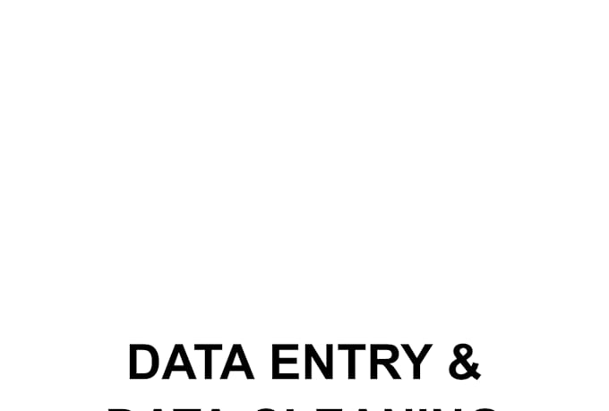 data entry professionale, pulizia database e file excel o sheets